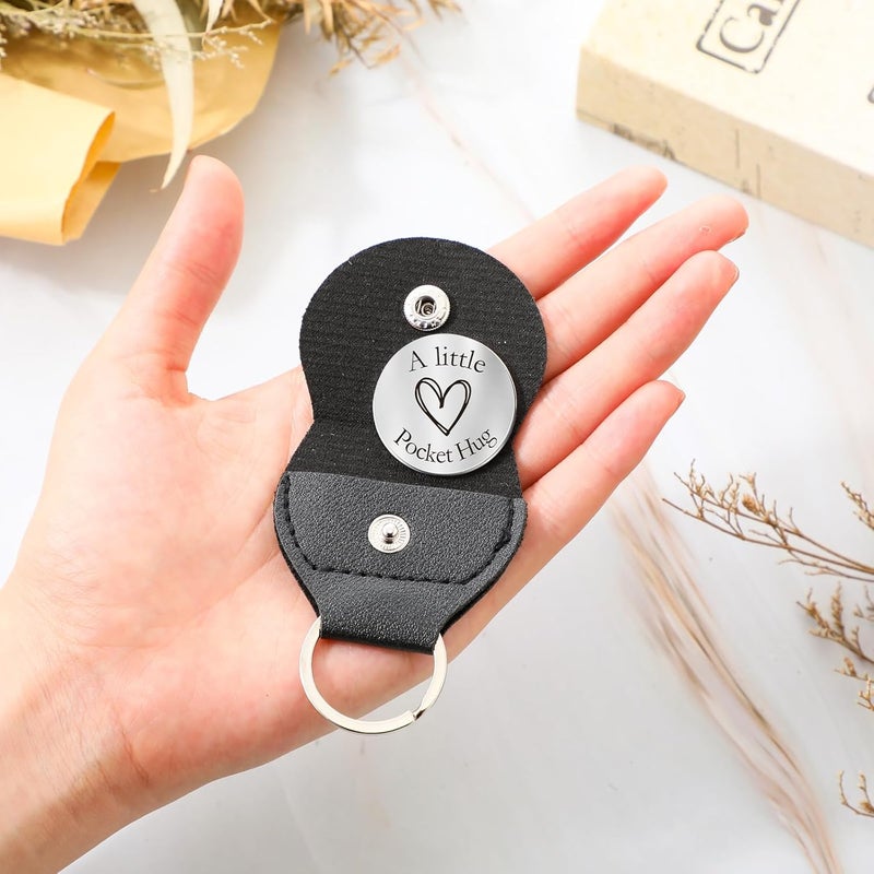 Sureio Pocket Hug Token Gift Long Distance Relationship Keepsake Inspirational Gift Keychain Valentine's Day Gifts - Image 4